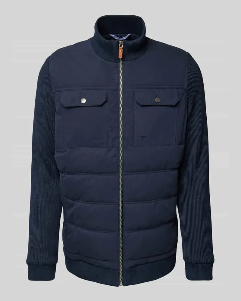 Fynch-Hatton Steppjacke mit Brusttaschen Marine