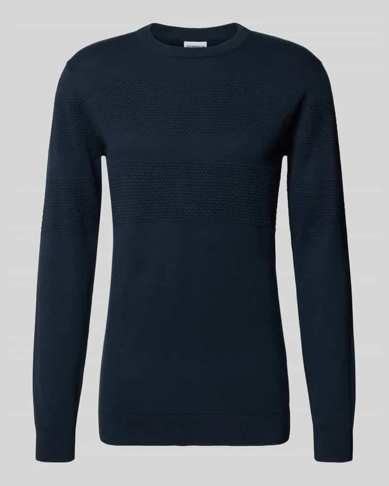 Lindbergh Strickpullover mit gerippten Abschlüssen 