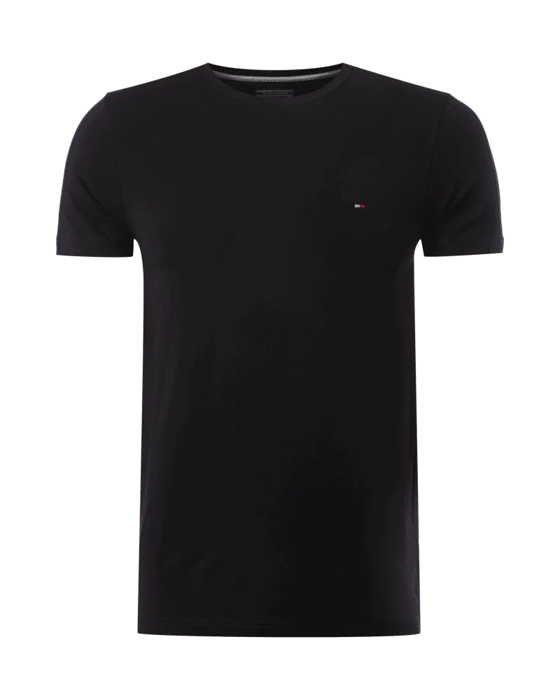 Tommy Hilfiger Slim Fit T-Shirt mit Rundhalsausschnitt 