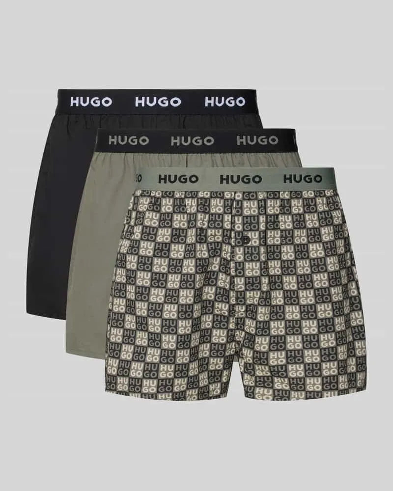 HUGO BOSS Trunks aus reiner Baumwolle im 6er-Pack Dunkelgrau