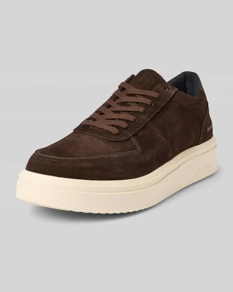 Steve Madden Ledersneaker mit Label-Schriftzug Modell 'FLYNN 