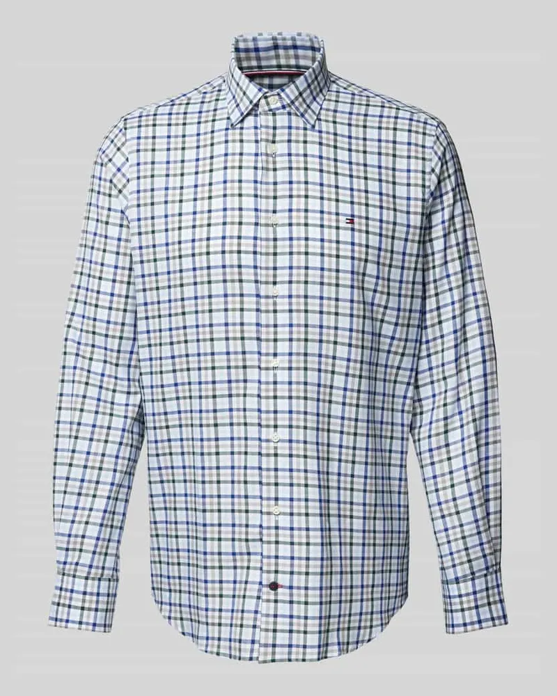 Tommy Hilfiger Slim Fit Business-Hemd mit Kentkragen Modell 'John 