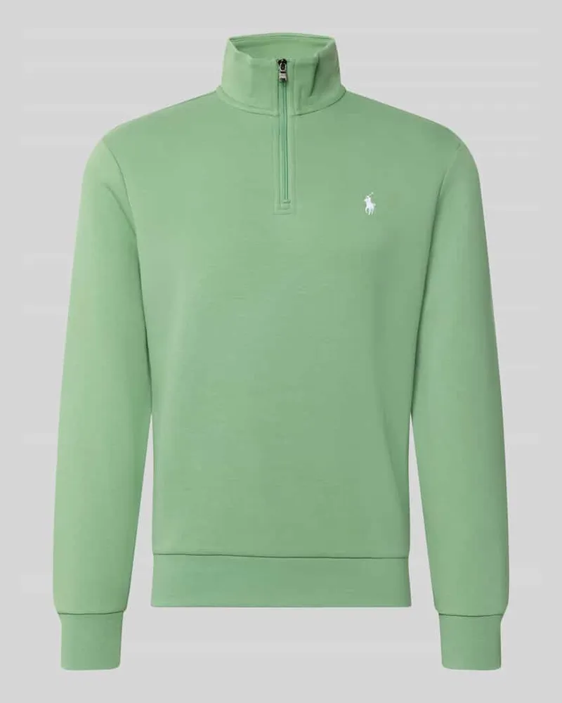 Ralph Lauren Relaxed Fit Troyer aus Baumwoll-Mix Mint