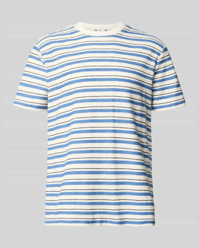 Guess T-Shirt mit Streifenmuster Modell 'MARINA Sky