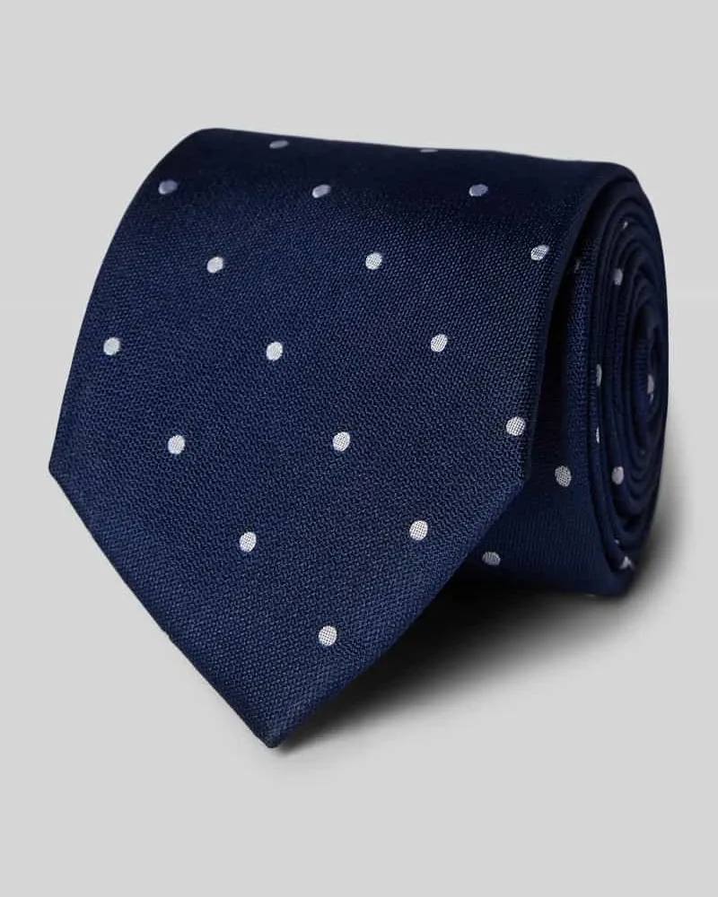 Profuomo Seidenkrawatte mit Allover-Muster (8 cm 
