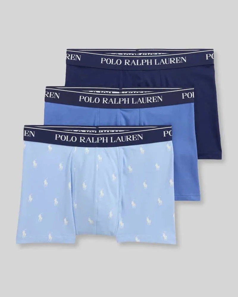 Ralph Lauren Trunks aus Baumwoll-Mix Modell 'CLSSIC TRUNK-3 PACK Bleu