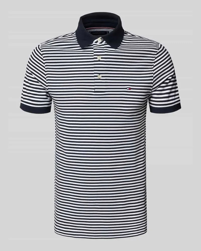 Tommy Hilfiger Slim Fit Poloshirt aus Baumwoll-Elasthan-Mix 