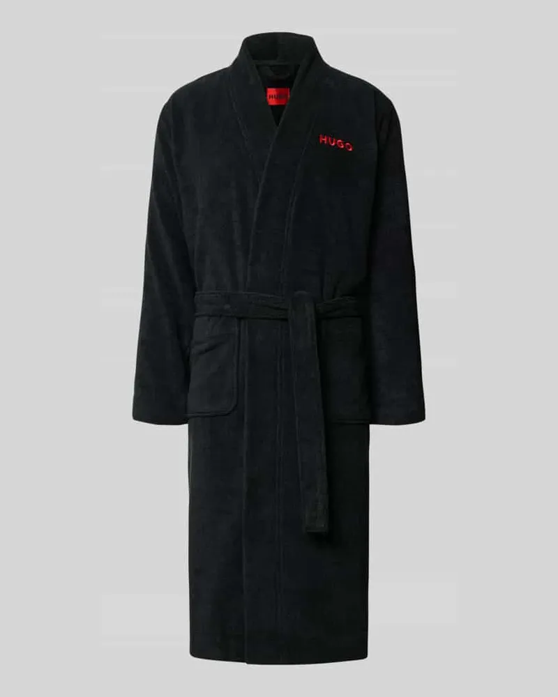 HUGO BOSS Bademantel mit Geschenkbox Modell 'TERRY GOWN GIFTBOX Black