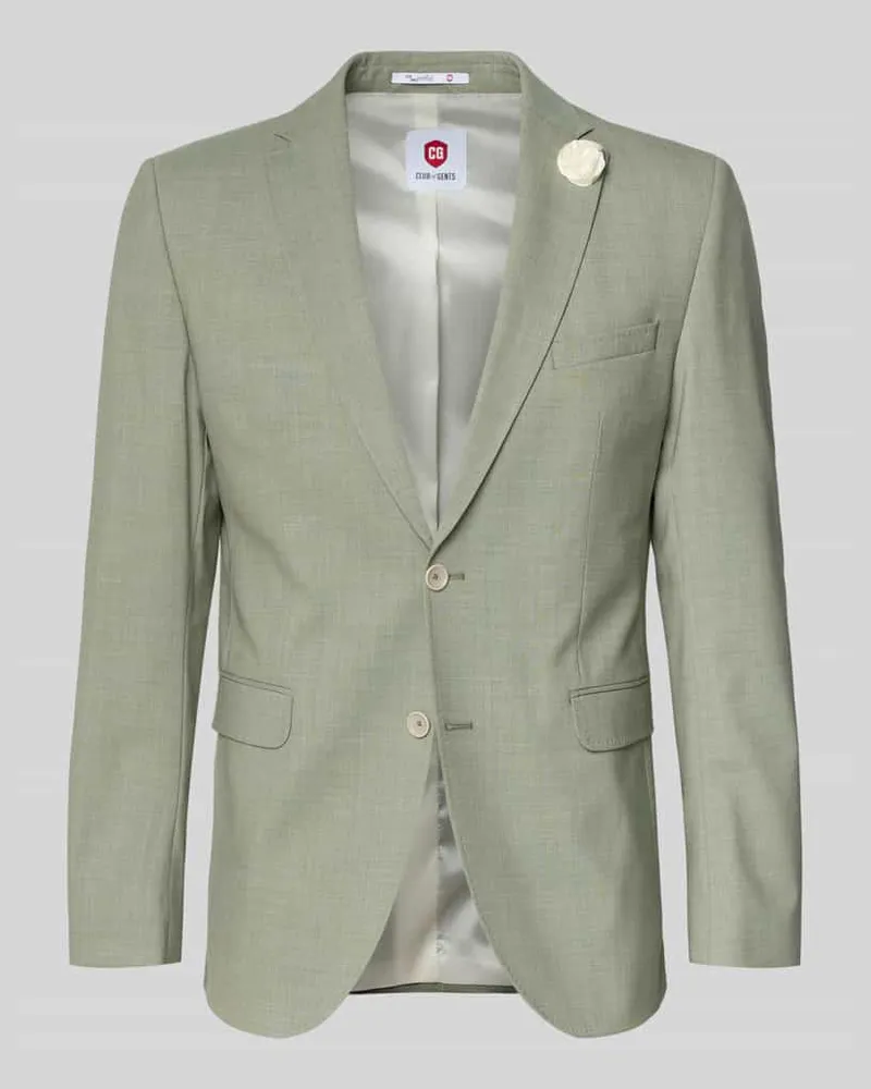 CG Slim Fit 2-Knopf-Sakko mit Pattentaschen Modell 'Paul SV Gruen