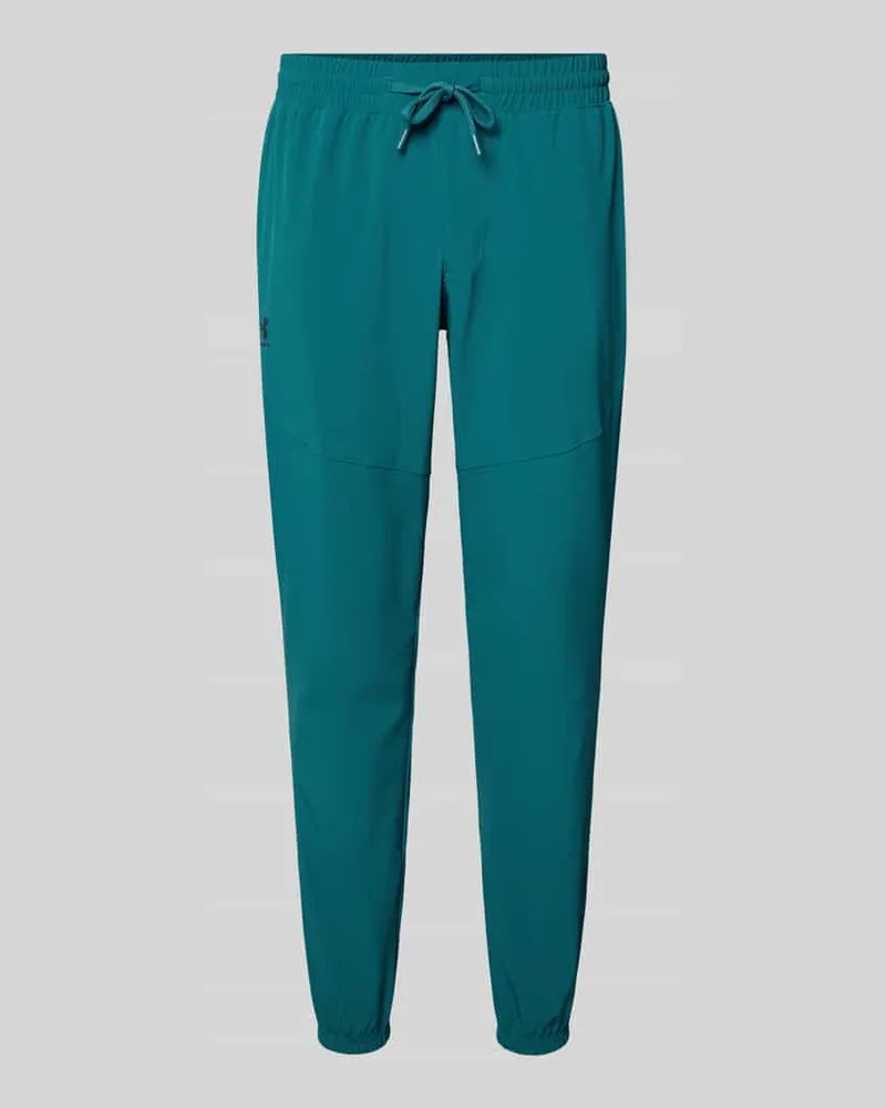 Under Armour Regular Fit Jogger mit Logo-Print Modell 'Vibe Petrol