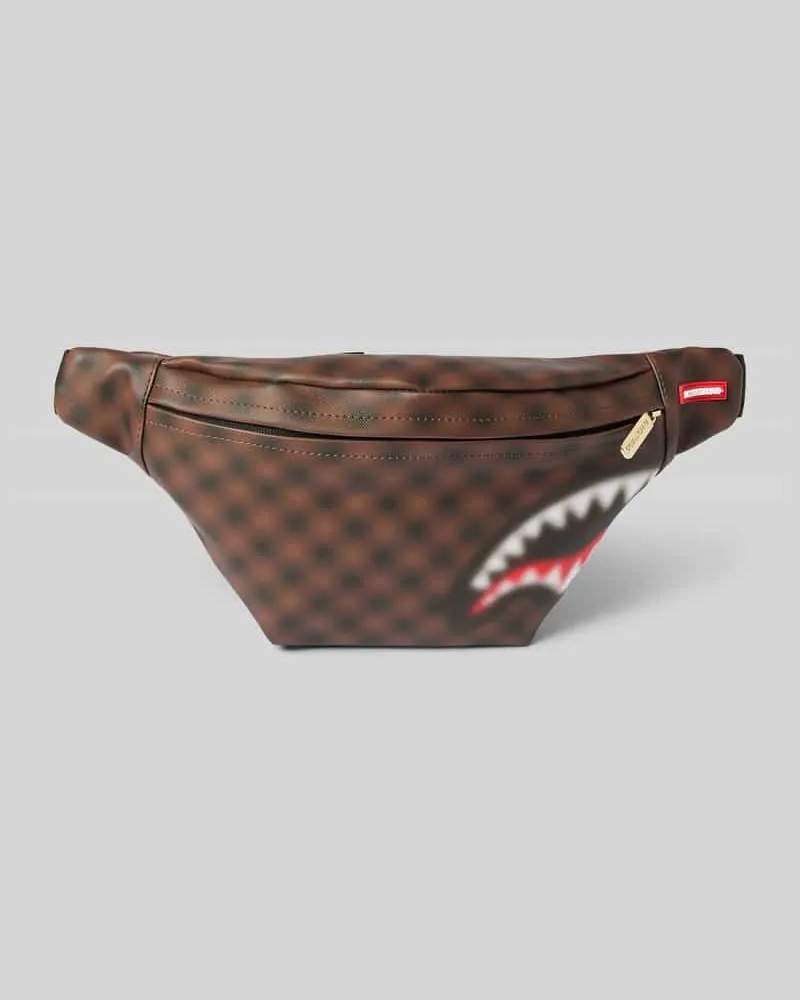 Sprayground Bauchtasche mit Label-Detail 