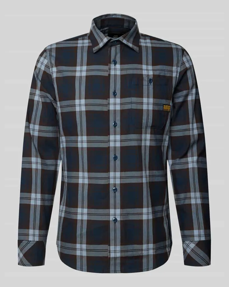 G-STAR RAW Slim Fit Freizeithemd mit Kentkragen Modell 'Bristum 2.0 