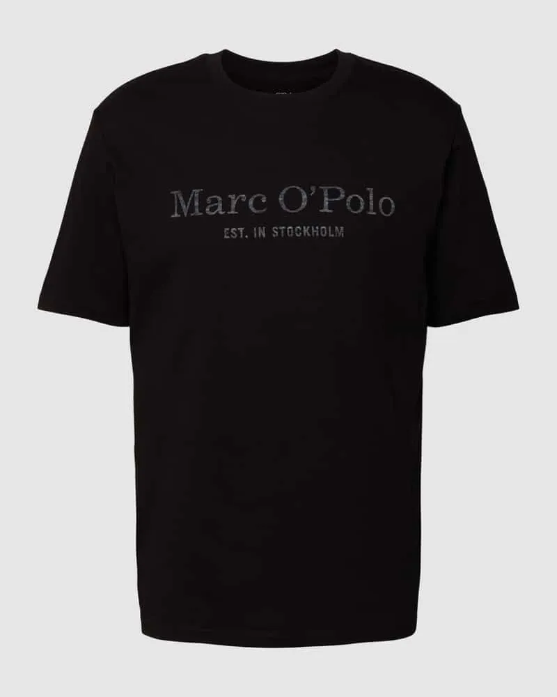 Marc O'Polo T-Shirt mit Statement- und Label-Print 