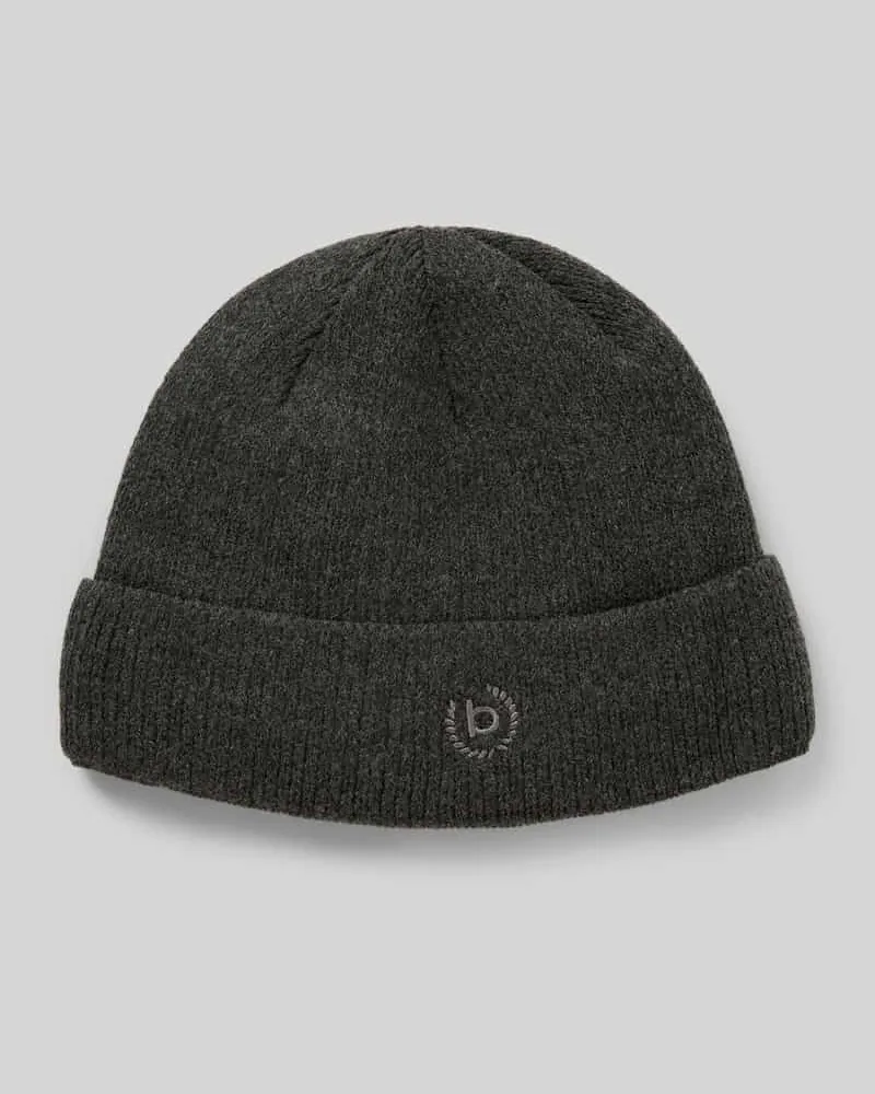 Bugatti Beanie mit Label-Stitching 