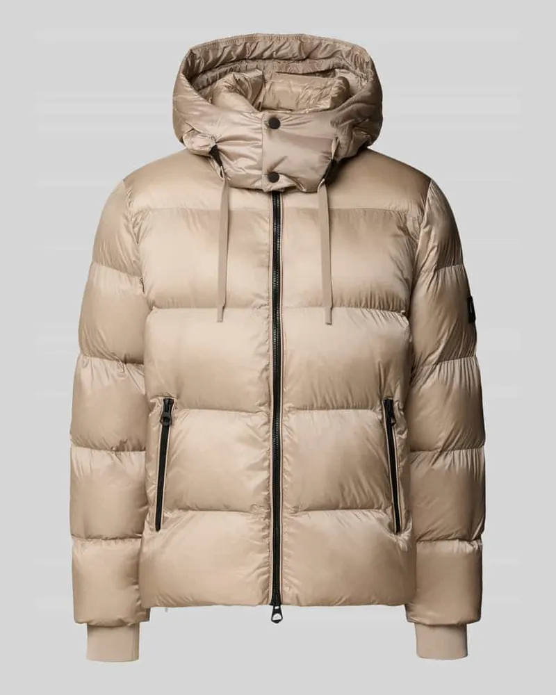 Antony Morato Relaxed Fit Jacke in Stepp-Optik mit Baumwoll-Anteil Sand