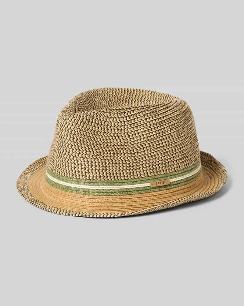 Barts Hut im Allover-Look Modell 'FLUORIET Hellbraun