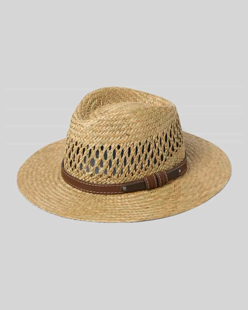 Müller Headwear Strohhut mit Zierband Beige