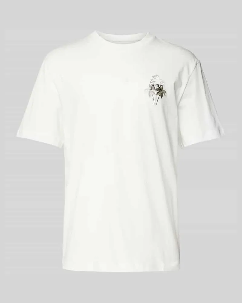 Armani Exchange T-Shirt mit Label-Stitching 