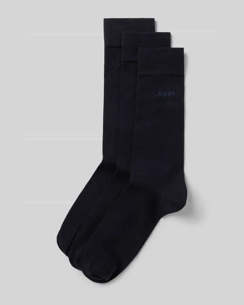 JOOP! Socken aus Baumwoll-Mix im 3er-Pack Marine