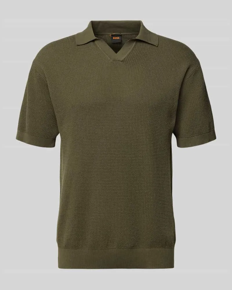 HUGO BOSS Regular Fit Poloshirt aus reiner Baumwolle Modell 'KOCELLO Khaki