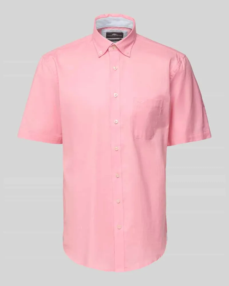 Fynch-Hatton Freizeithemd mit Knopfleiste Rosa