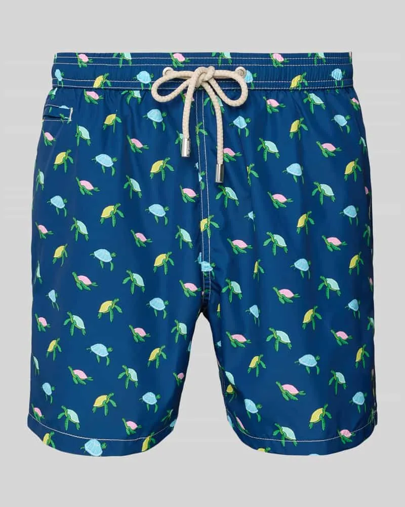 MC2 Saint Barth Relaxed Fit Badeshorts mit Tunnelzug 