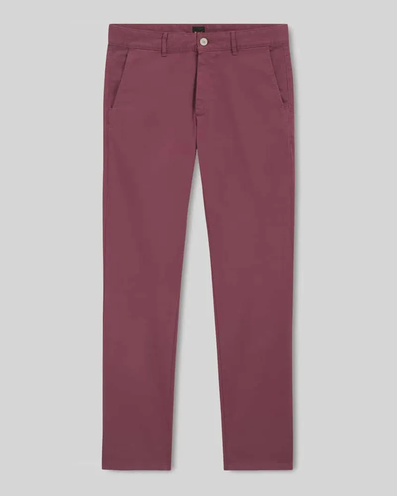HUGO BOSS Slim Fit Chino aus Baumwoll-Mix Modell 'CHINO SLIM Bordeaux