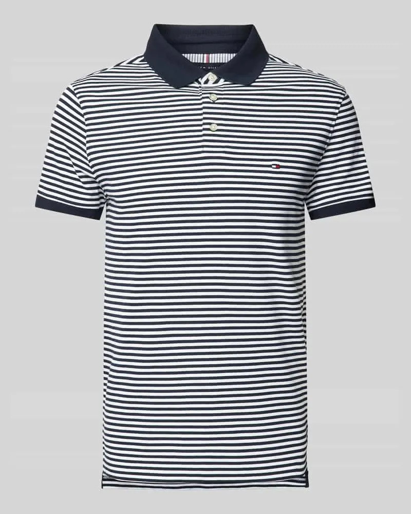 Tommy Hilfiger Slim Fit Poloshirt mit Logo-Stitching Modell '1985 