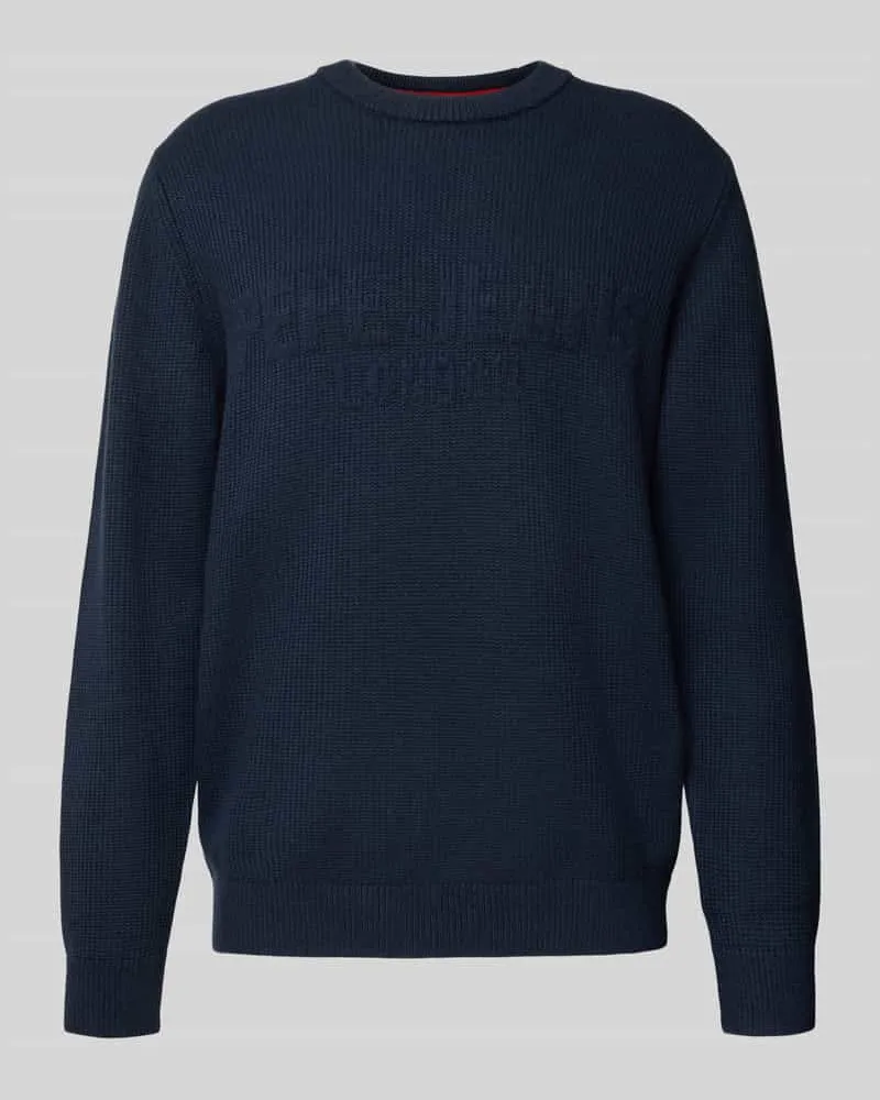 Pepe Jeans Regular Fit Strickpullover Viskose-Baumwoll-Mix Modell 'PHINEAS 