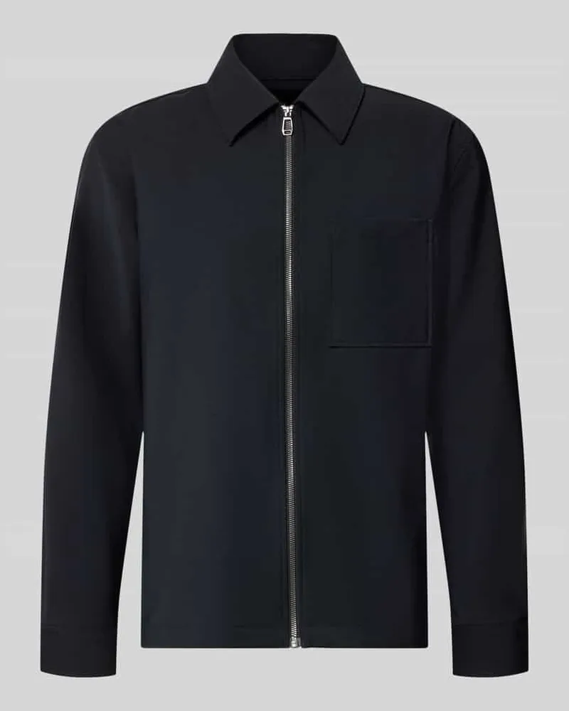 JOOP! Jacke mit Kentkragen und Reißverschluss Modell 'Keano Marine