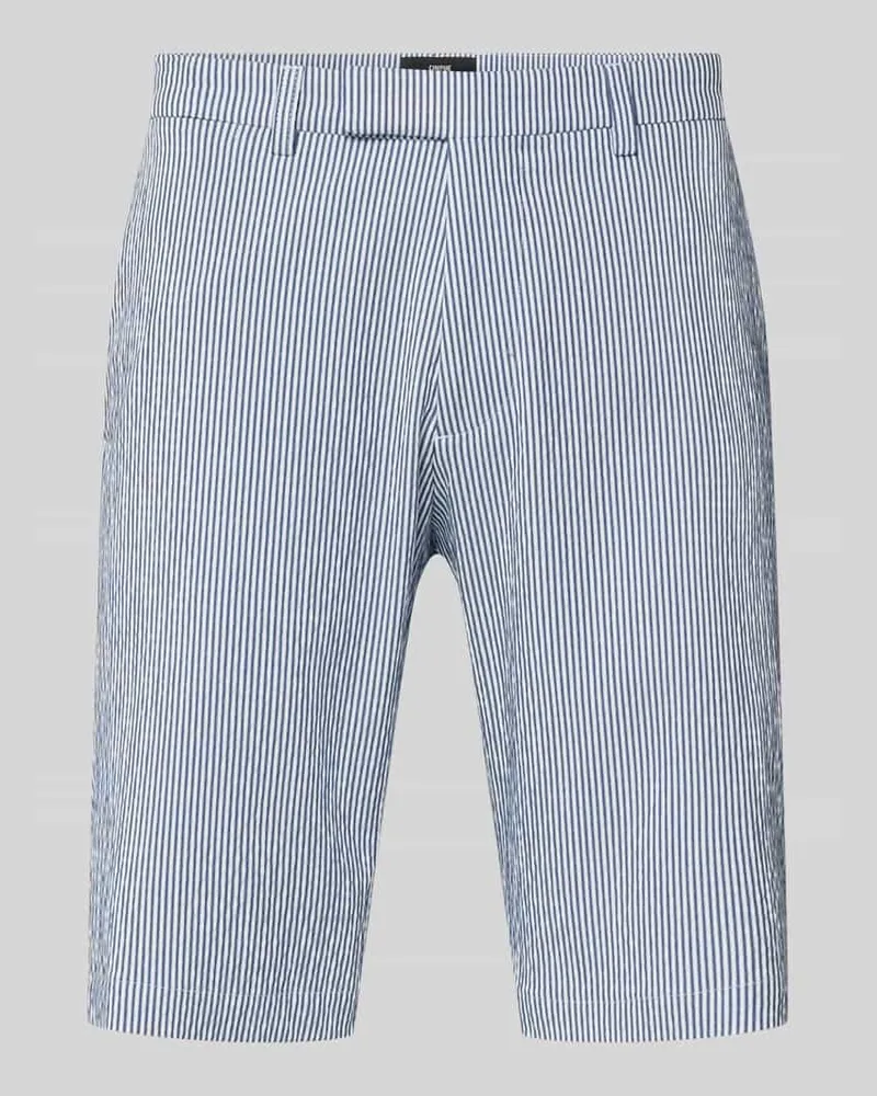 cinque Bermudas aus Viskose-Mix Modell 'BEPPE Hellblau