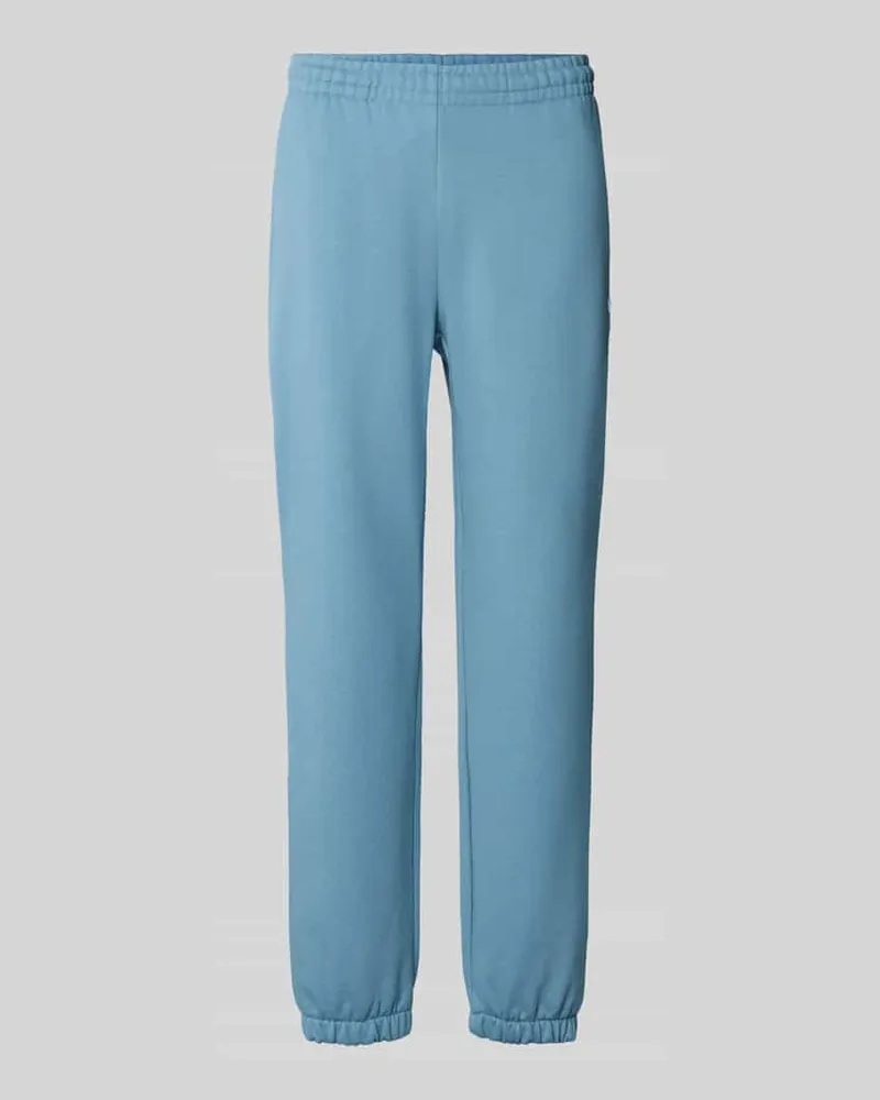 Lacoste Regular Fit Sweathose aus Baumwoll-Mix Rauchblau