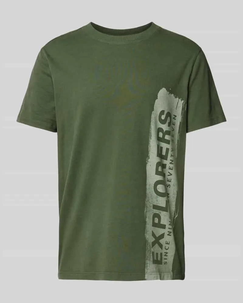 Camel Active Regular Fit T-Shirt aus reiner Baumwolle 