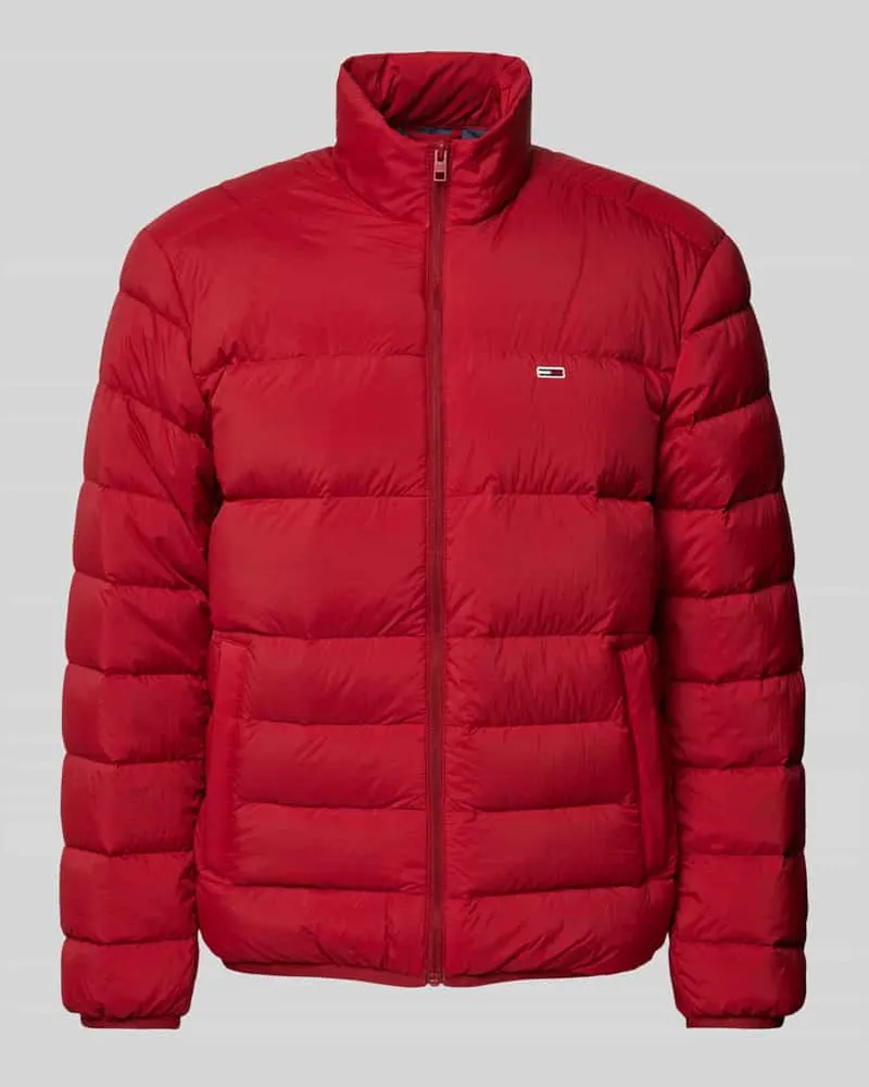 Tommy Hilfiger Steppjacke mit Logo-Stitching Rot