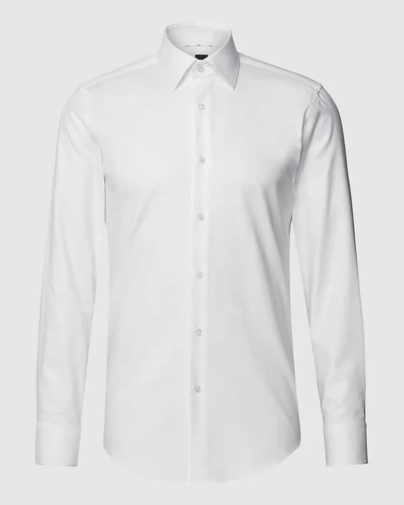 HUGO BOSS Slim Fit Businesshemd aus Twill 