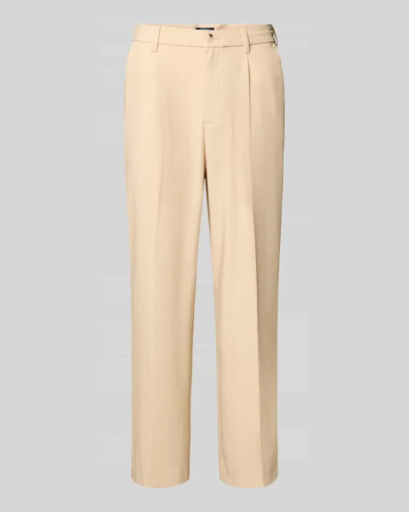 McNeal Straight Fit Stoffhose mit Viskose-Anteil Kitt