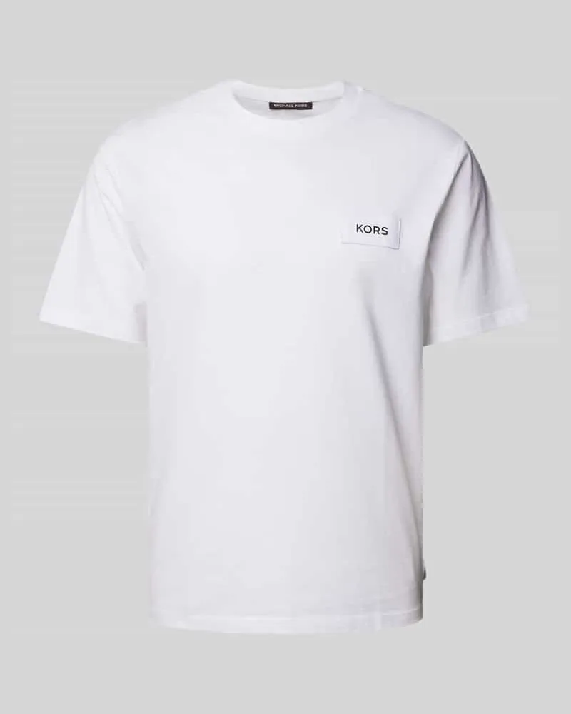 Michael Kors T-Shirt mit Label-Patch 