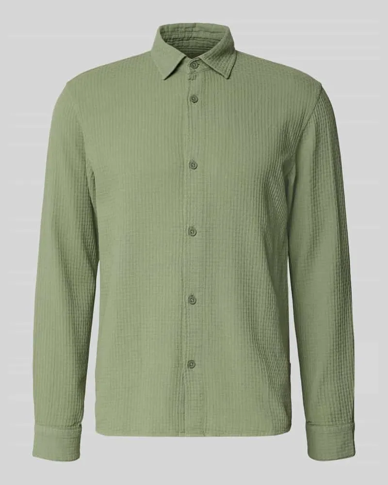 Tom Tailor Relaxed Fit Freizeithemd aus reiner Baumwolle Mint