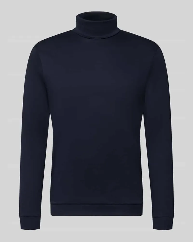 Ragman Regular Fit Langarmshirt mit Rollkragen Modell 'Pima Marine