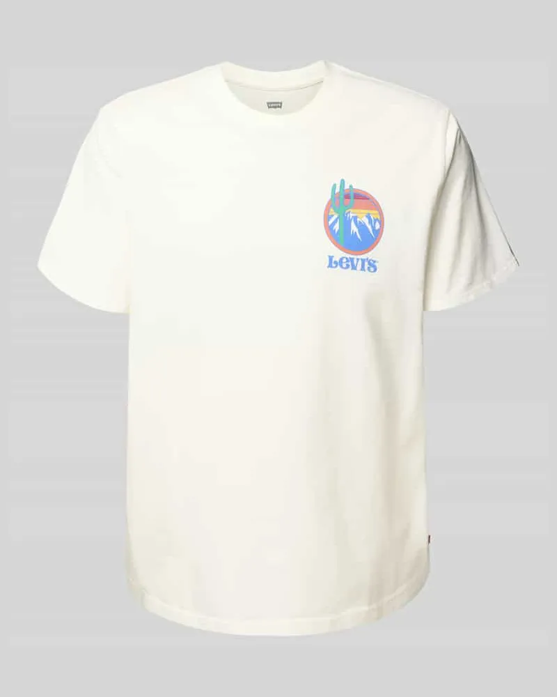 Levi's T-Shirt mit Motiv- und Label-Print 