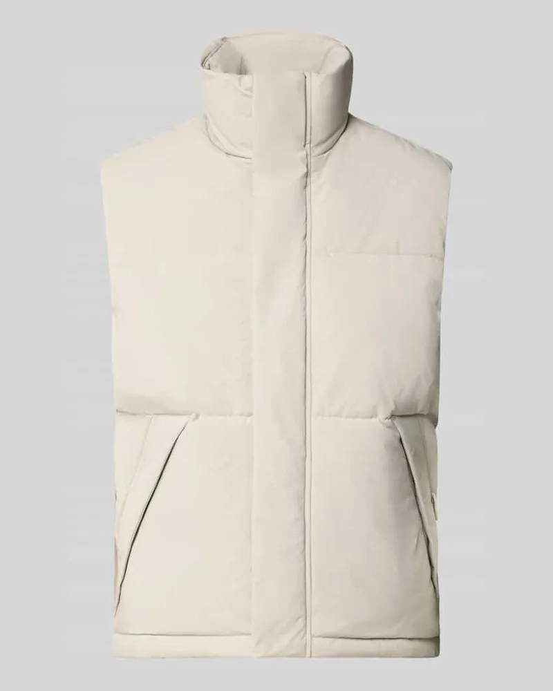 Jack & Jones Steppweste mit verdecktem Reißverschluss Modell 'SOHO BODYWARMER Offwhite