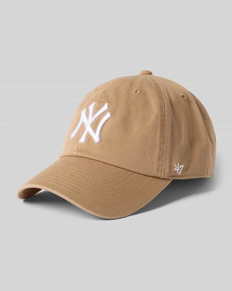 '47 Basecap aus reiner Baumwolle Modell 'NEYYAN Beige