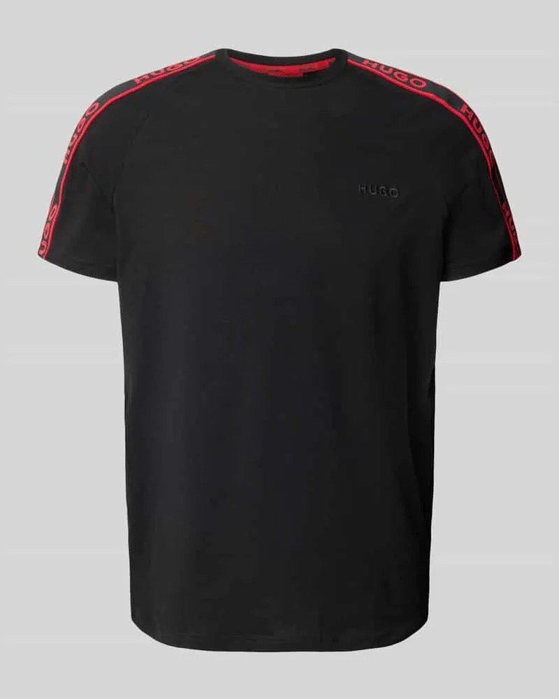 HUGO BOSS T-Shirt mit Label-Stitching Modell 'LIAM 