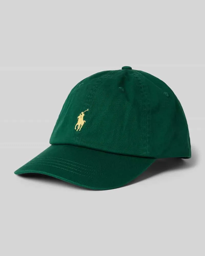 Ralph Lauren Basecap mit Label-Stitching Dunkelgruen