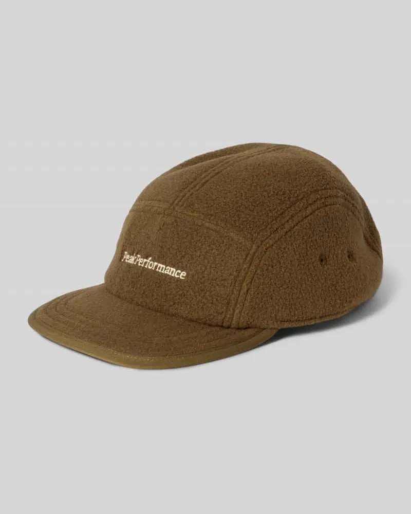 Peak Performance Basecap mit Label-Stitching Sand