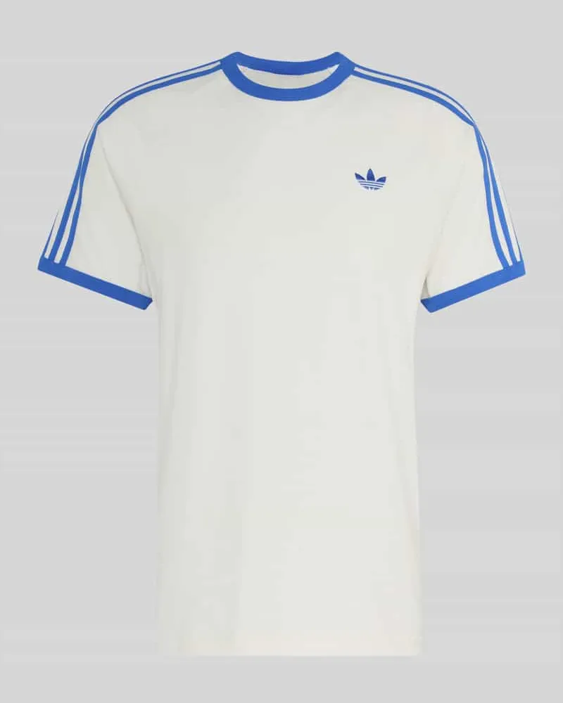 adidas Regular Fit T-Shirt aus reiner Baumwolle Modell '3S Offwhite