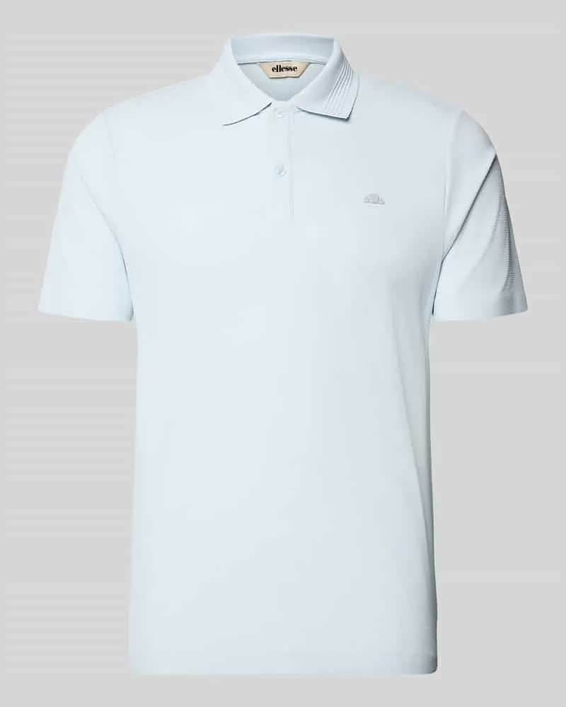 Ellesse Slim Fit Poloshirt mit Logo Modell 'EDMOND Hellblau