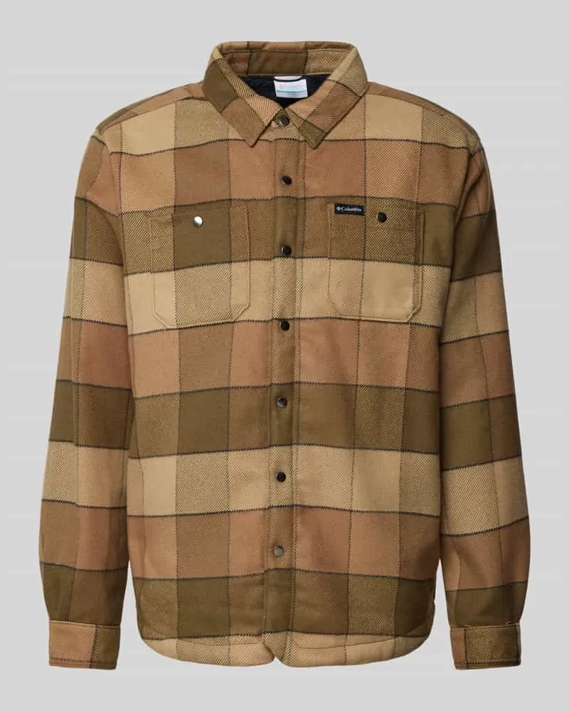 Columbia Sportswear Company Regular Fit Hemdjacke mit Brusttaschen Modell 'Windward Camel