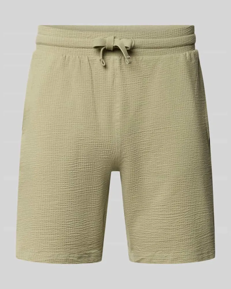 Only & Sons Loose Fit Sweatshorts aus Baumwoll-Mix Modell 'KIAN Mint