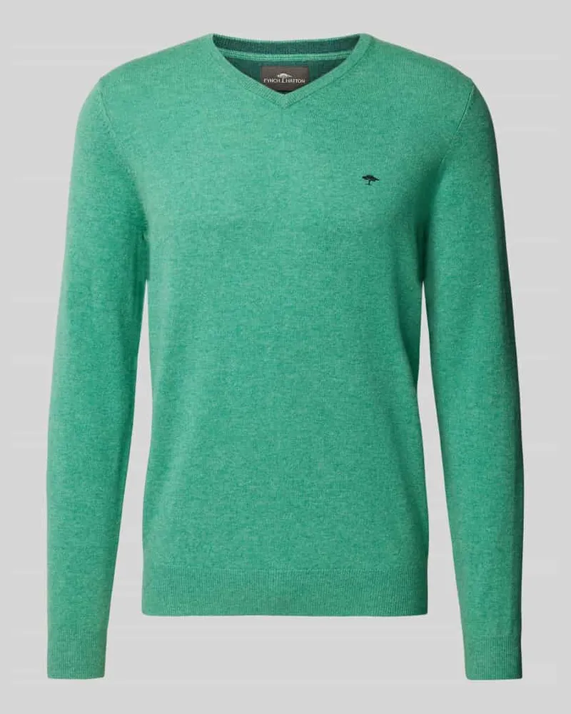 Fynch-Hatton Regular Fit Strickpullover aus Baumwoll-Kaschmir-Mix 